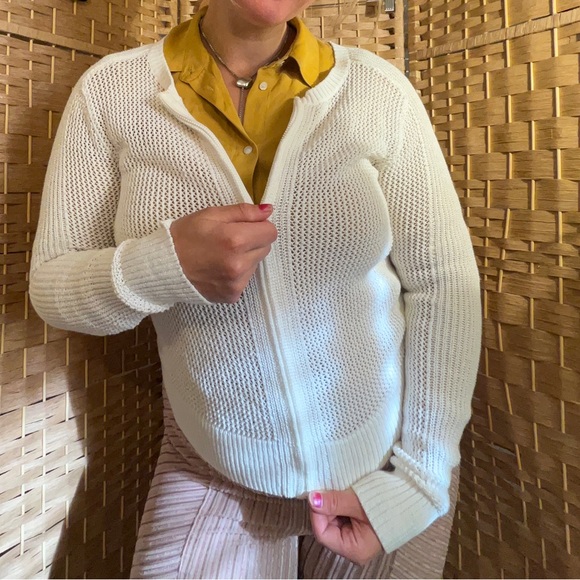 Athleta Sweaters - Athleta Zipping Knit Cardigan